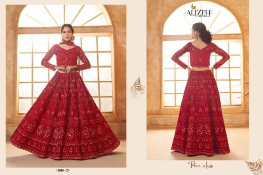 Alizeh Bridal Heritage Vol 3 Catalog Color Saga Designer wholesale lehenga market