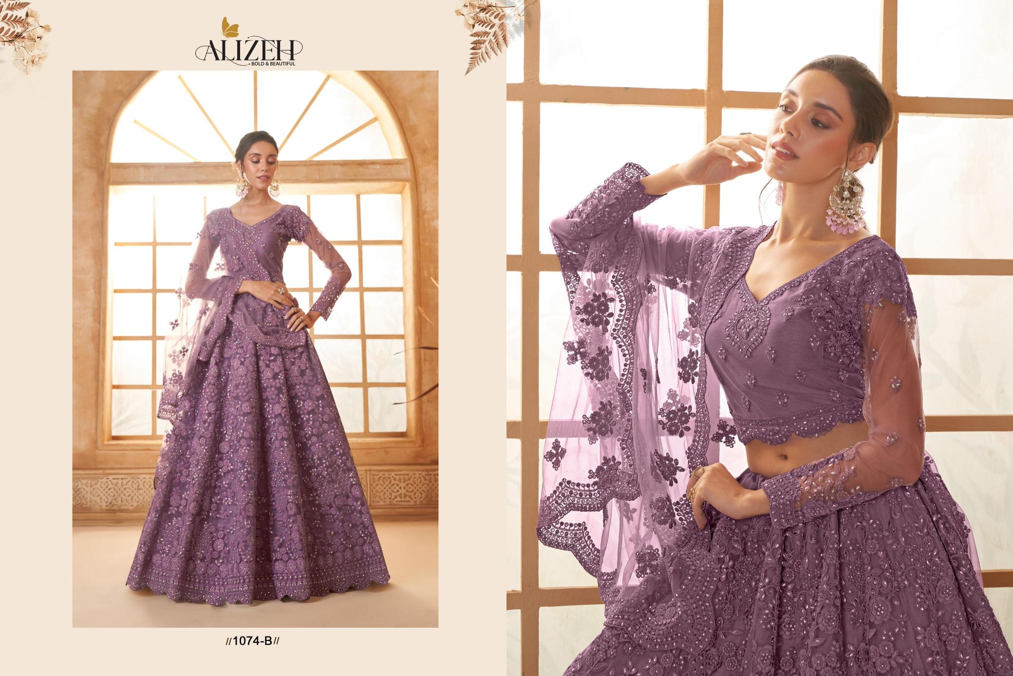 Alizeh Bridal Heritage Vol 3 Catalog Color Saga Designer wholesale lehenga market