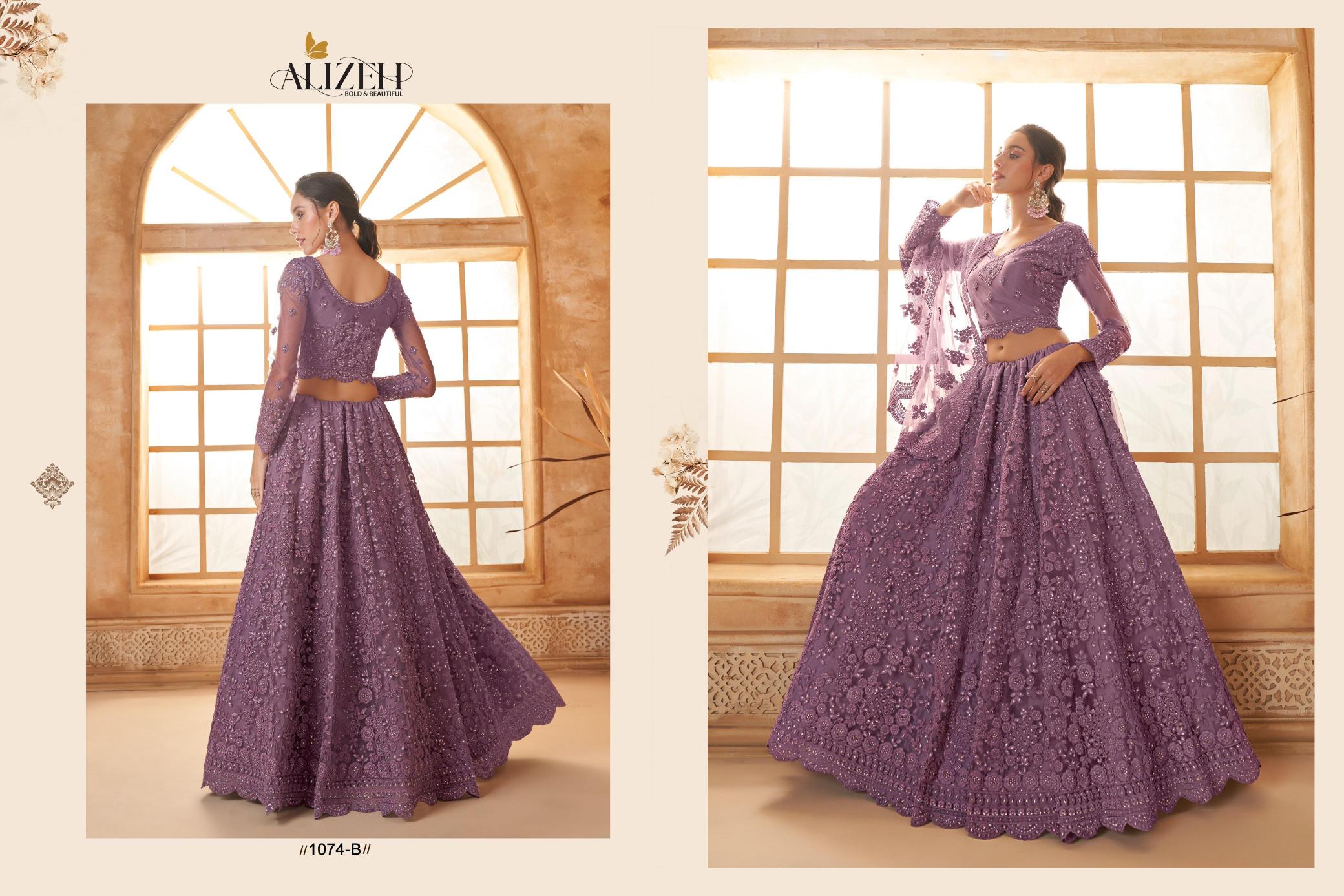 Alizeh Bridal Heritage Vol 3 Catalog Color Saga Designer wholesale lehenga market