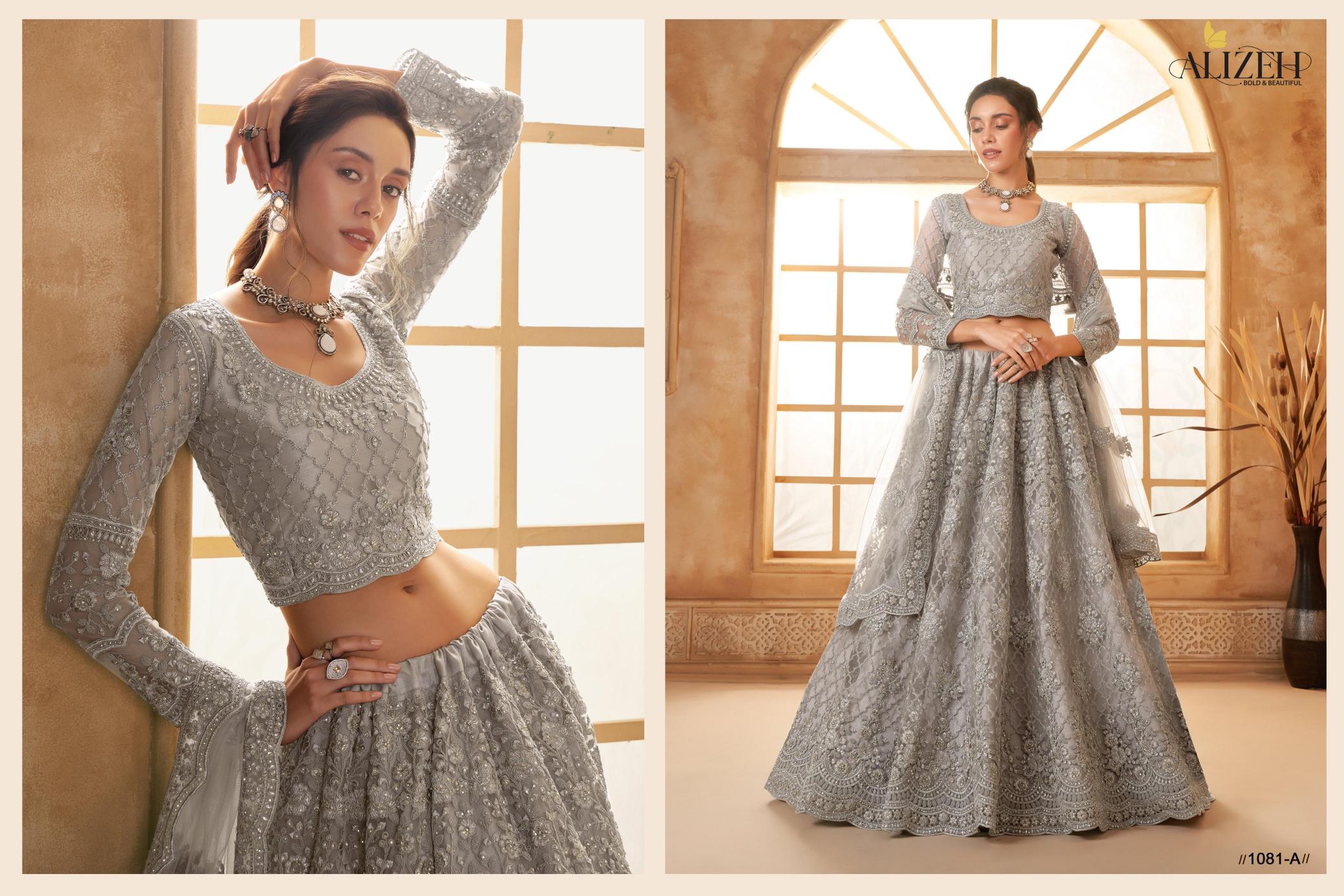 Alizeh Bridal Heritage Vol 3 Catalog Color Saga Designer wholesale lehenga market