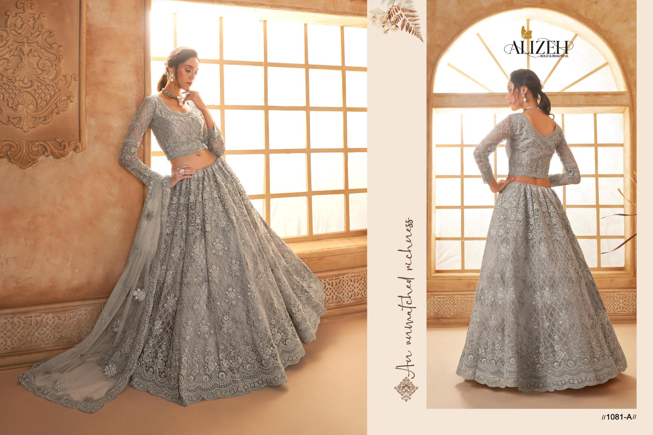 Alizeh Bridal Heritage Vol 3 Catalog Color Saga Designer wholesale lehenga market