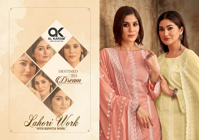Alkaram Lahori Work Vol-01 – karachi Dress Material - Wholesale Catalog