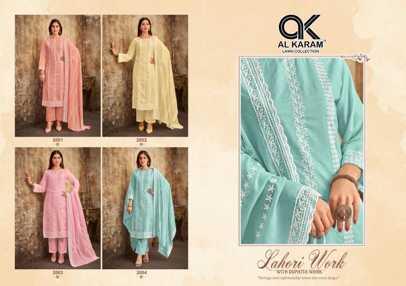 Alkaram Lahori Work Vol-01 – karachi Dress Material - Wholesale Catalog