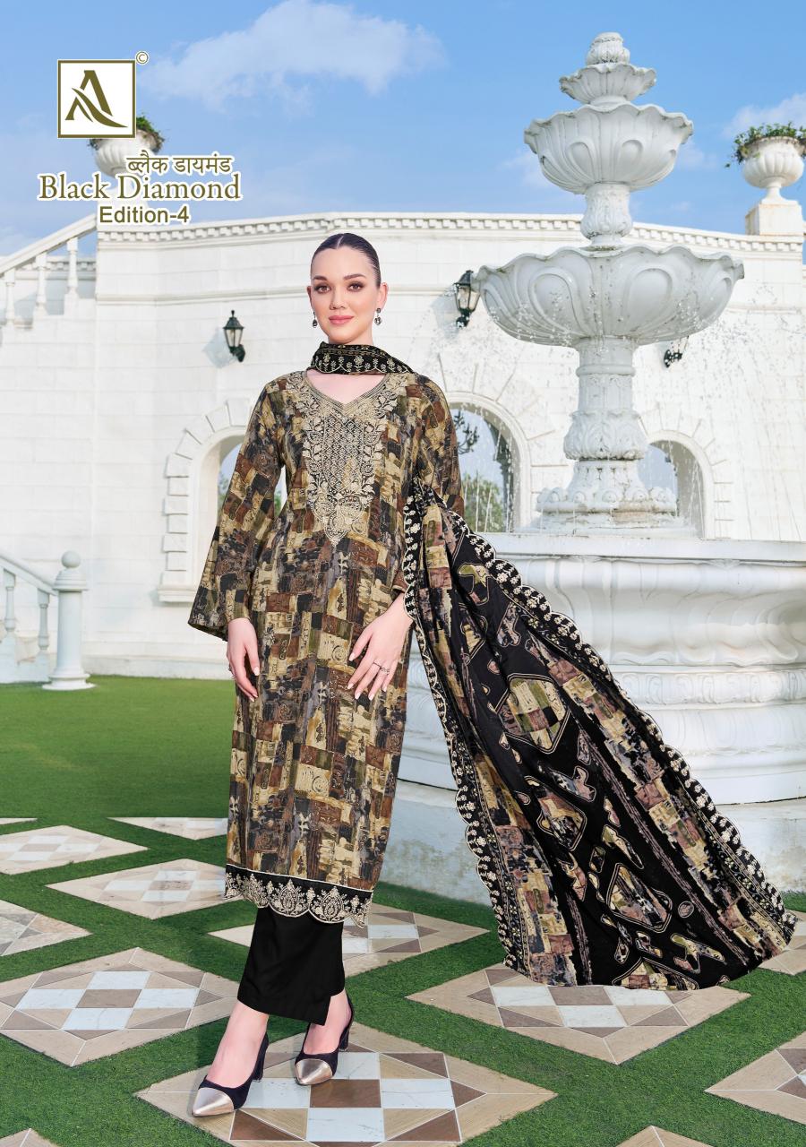 Alok Black Diamond Vol 4 Catalog dress material for girls wholesale shop in rishikesh