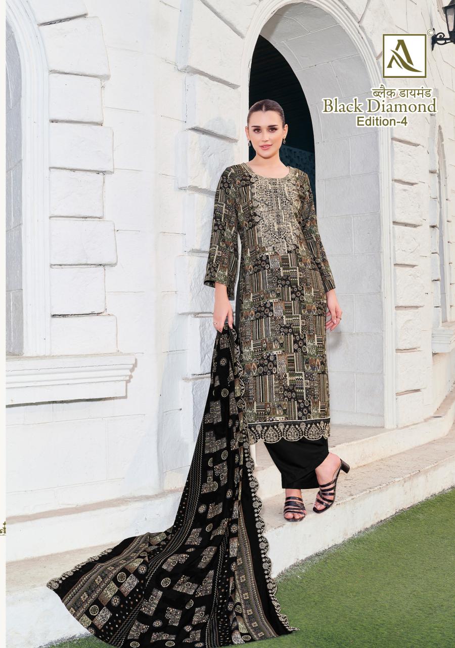 Alok Black Diamond Vol 4 Catalog dress material for girls wholesale shop in rishikesh