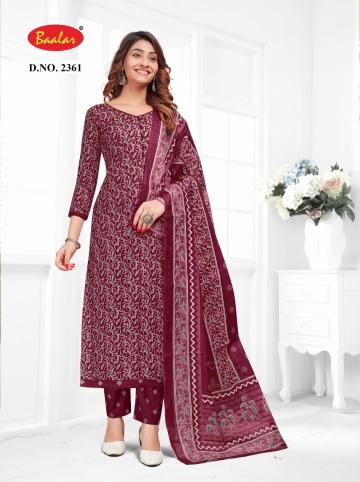 Baalar Zubeda Vol-23 – Dress Material - Wholesale Catalog