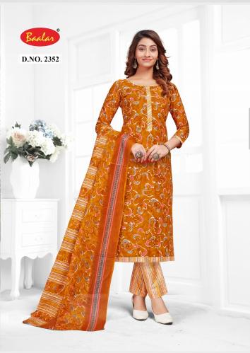 Baalar Zubeda Vol-23 – Dress Material - Wholesale Catalog