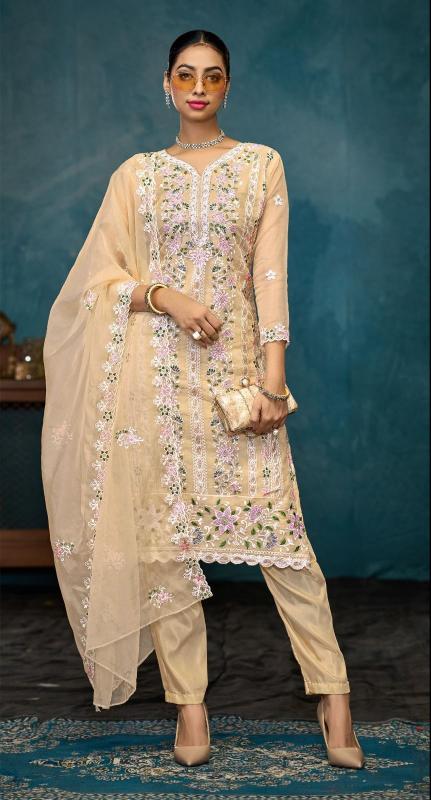 Bilqis B 125 Catalog Organza Pakistani new designer pakistani suits