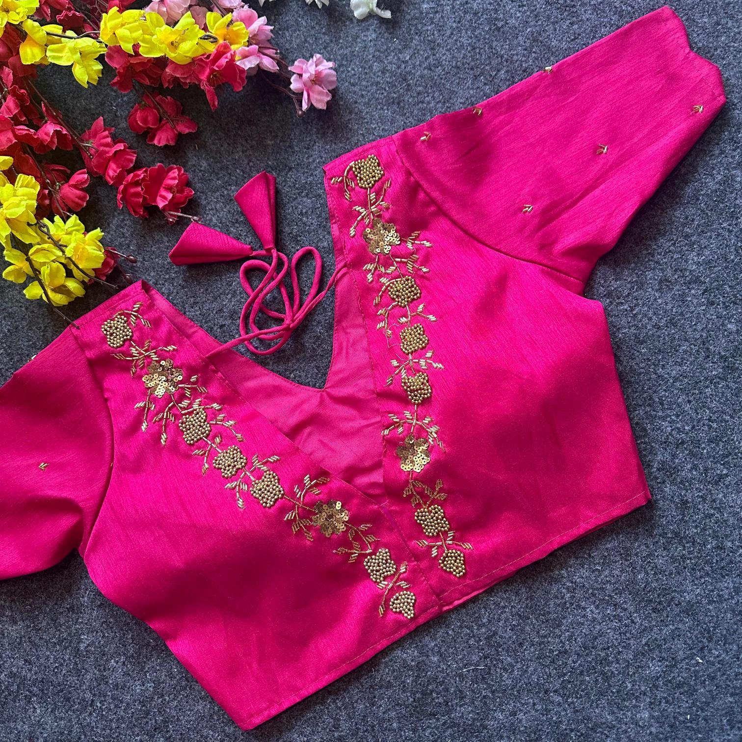 Bloueswala Hand work Blouse Catalog readymade blouse wholesale market