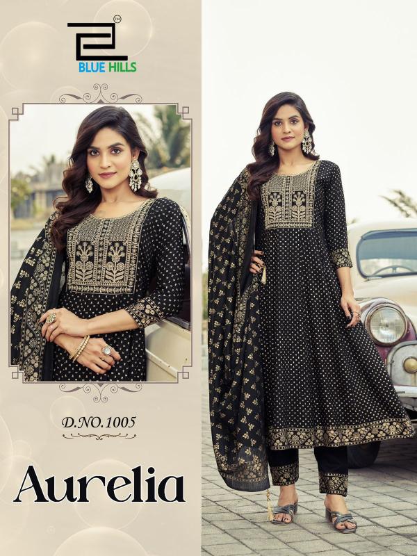 Blue Hills Aurelia Catalog kurti boat neck designs catalogue