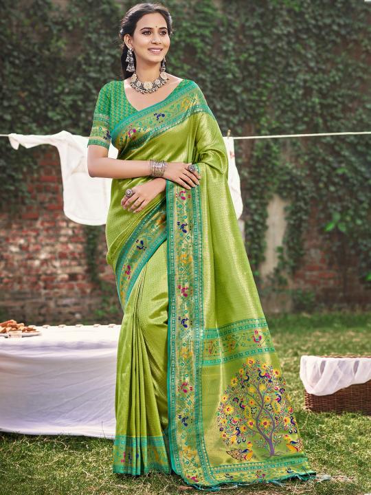 Bunawat Jever Silk Catalog Paithani Silk brands in india