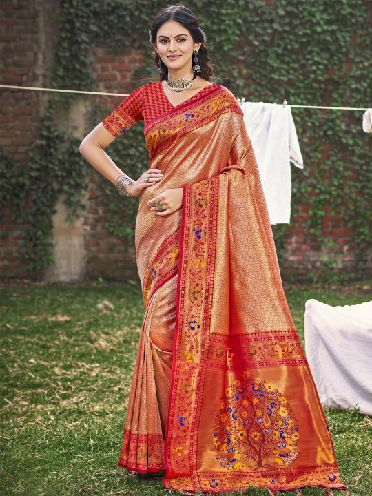 Bunawat Jever Silk Catalog Paithani Silk brands in india