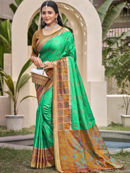 Bunawat Pochampalli Silk Vol 6 Catalog sarees online shopping india