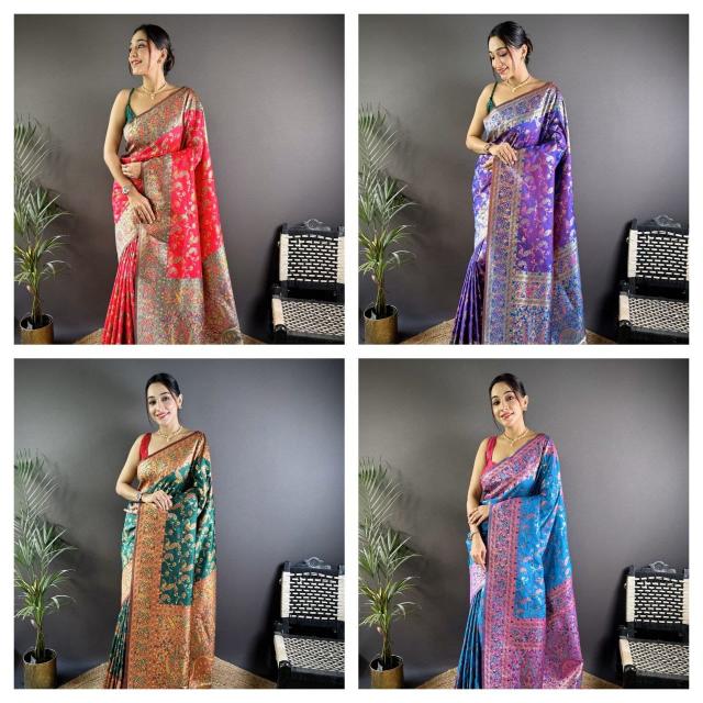 Dazira Mohini Vol 7 Catalog red banarasi saree online india