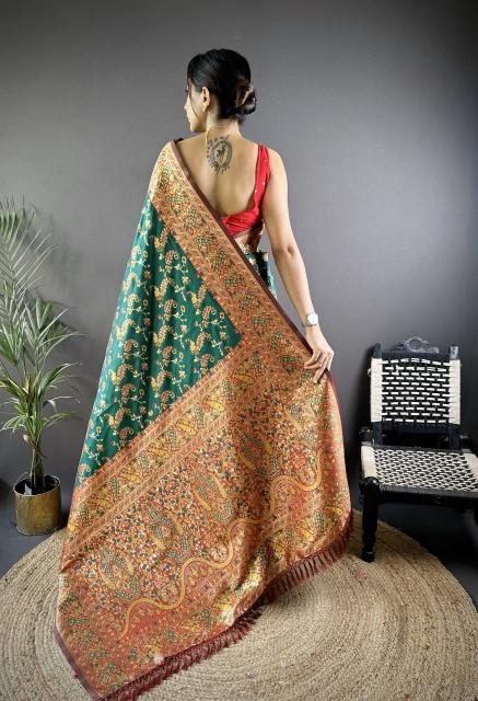 Dazira Mohini Vol 7 Catalog red banarasi saree online india