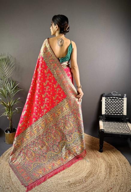 Dazira Mohini Vol 7 Catalog red banarasi saree online india