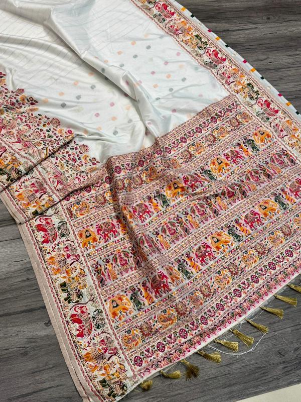 Dazira Pure n Soft Rajwadi pashmina sarees india