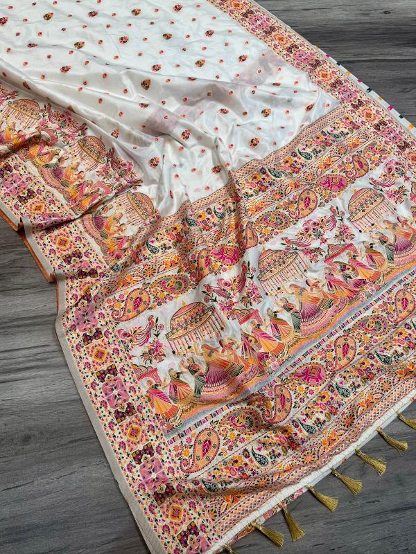 Dazira Pure n Soft Rajwadi pashmina sarees india