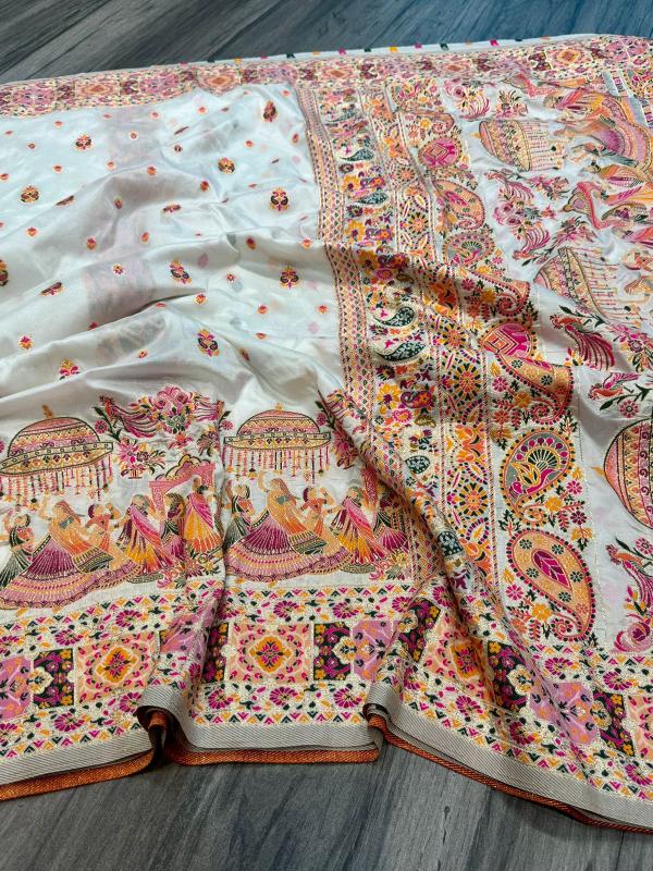 Dazira Pure n Soft Rajwadi pashmina sarees india
