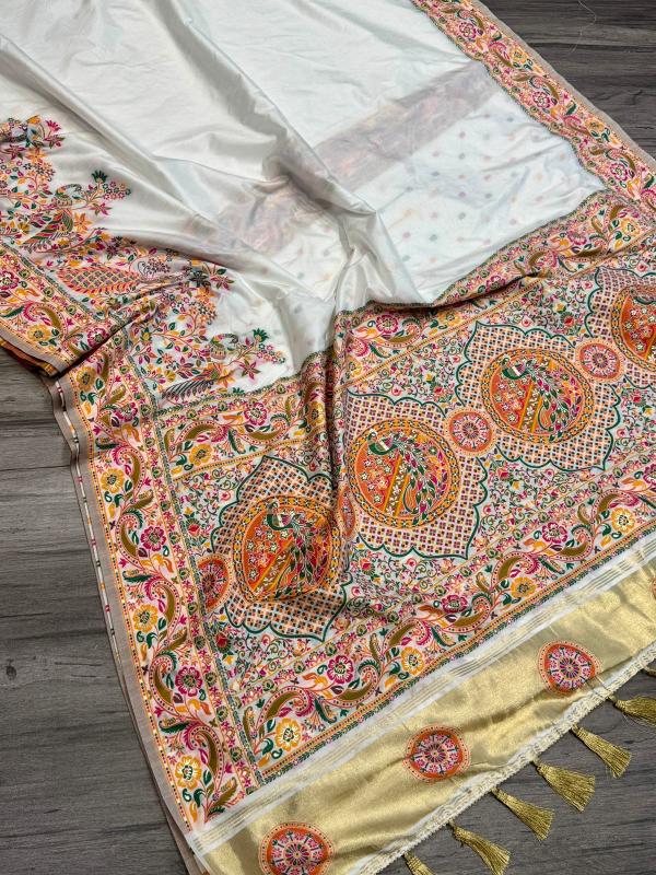 Dazira Pure n Soft Rajwadi pashmina sarees india