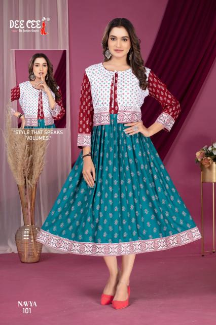 Deecee Navya branded kurti manufacturers in surat