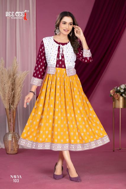 Deecee Navya branded kurti manufacturers in surat