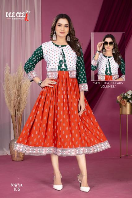 Deecee Navya branded kurti manufacturers in surat