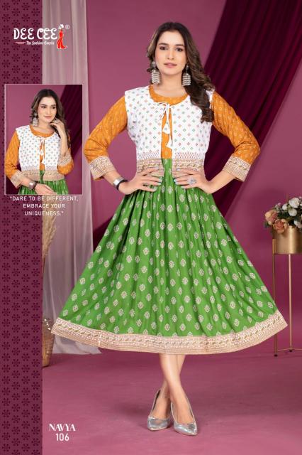 Deecee Navya branded kurti manufacturers in surat
