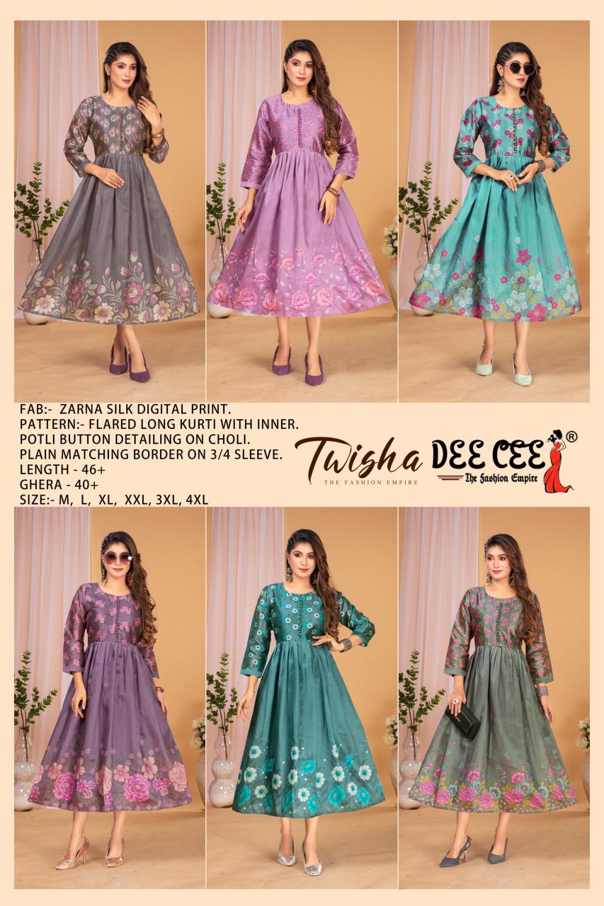 Deecee Twisha Catalog wholesale kurtis in gujarat 