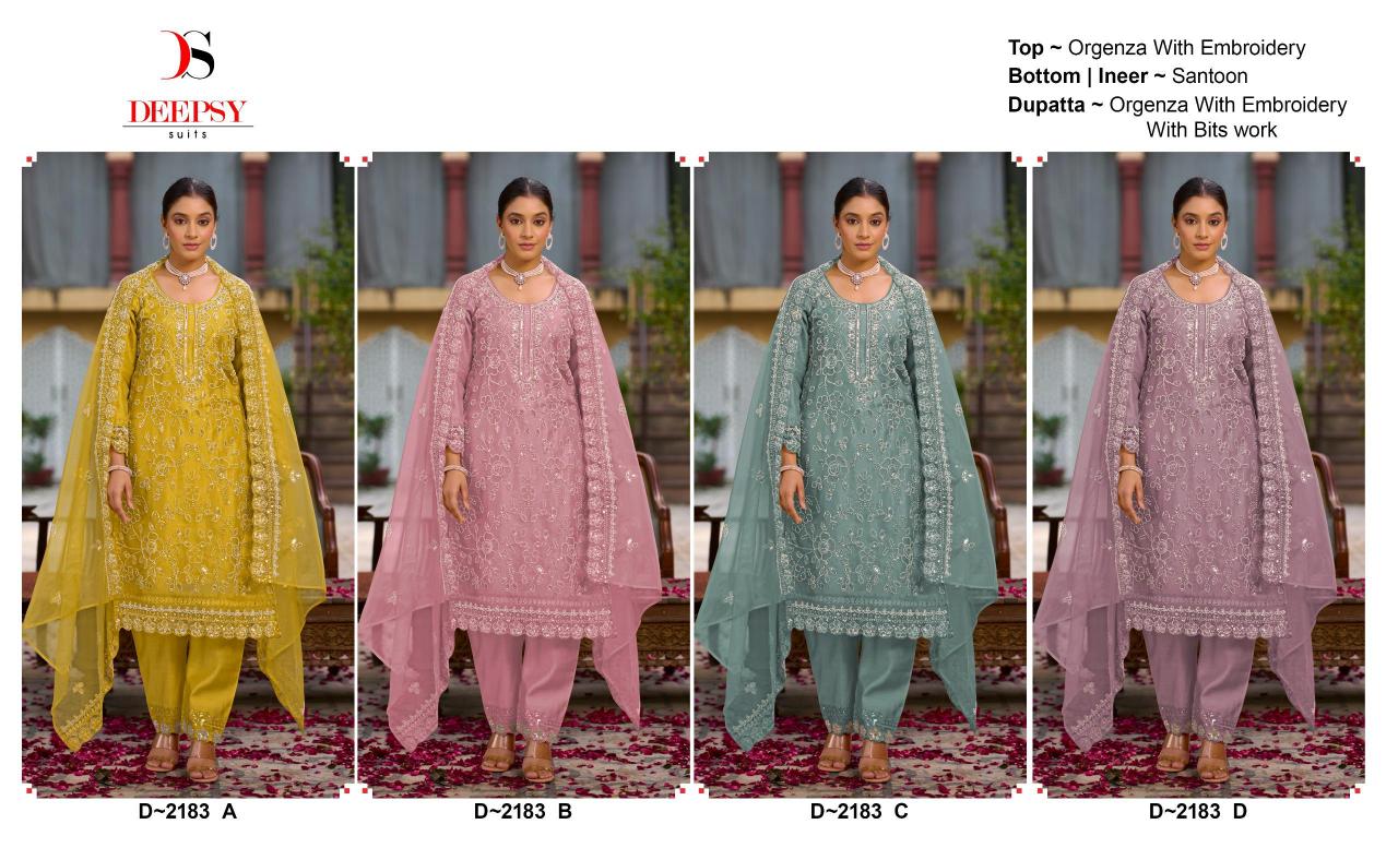 Deepsy 2183 ABCD Catalog traditional pakistani pathani suit