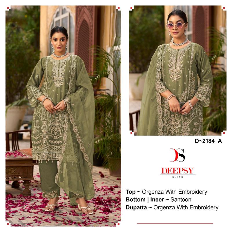Deepsy 2184 ABCD Catalog pakistani salwar suits images