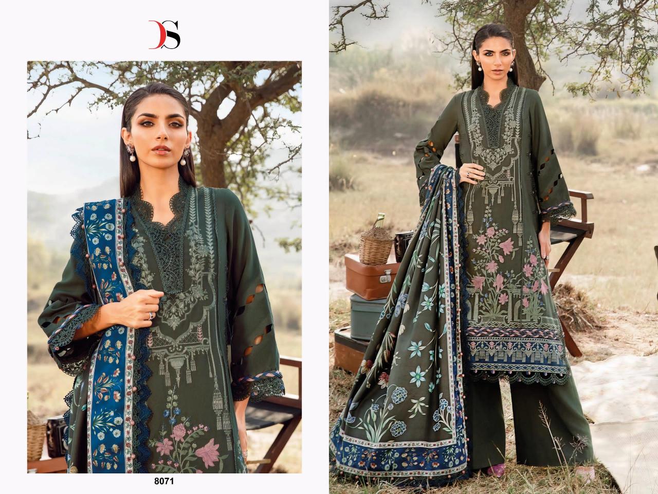 Deepsy Maria B Embroidered Vol 2 Rayon Catalog Cotton Dupatta pakistani ladies suit