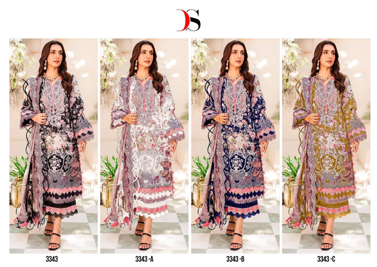Deepsy Niddle Wonder Premium Chiffon Dupatta Pakistani Suits Wholesale catalog