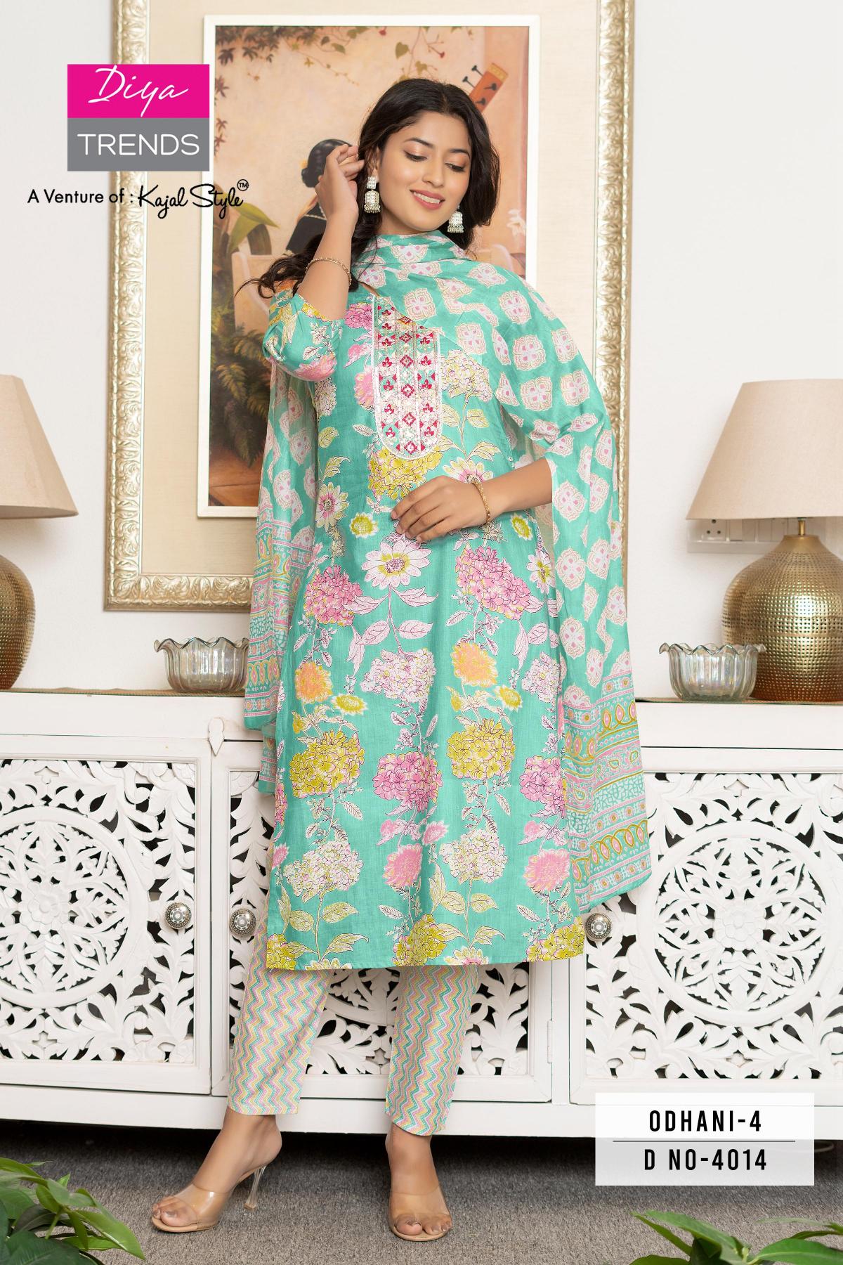Diya Odhani Vol 4 (2) Catalog branded kurtis wholesale in surat