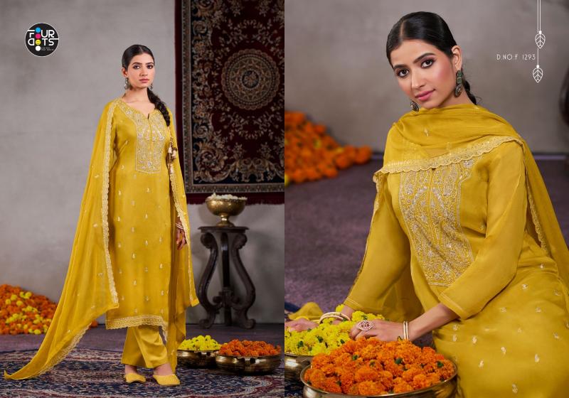 Four Dots Roop Catalog dress materials for wholesale for online busibesss