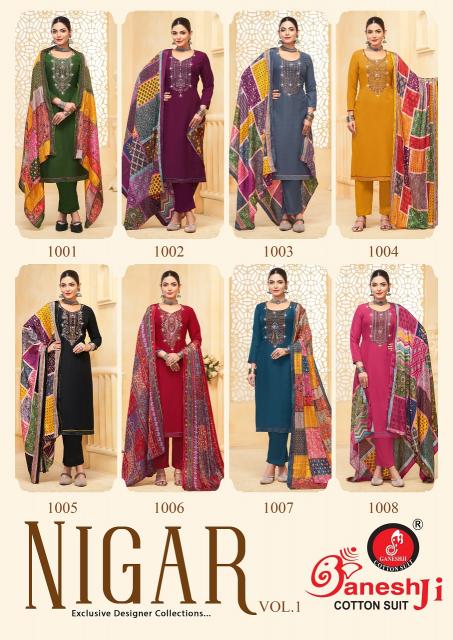 Ganeshji Nigar Vol-01 – Dress Material - Wholesale Catalog