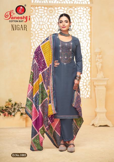 Ganeshji Nigar Vol-01 – Dress Material - Wholesale Catalog