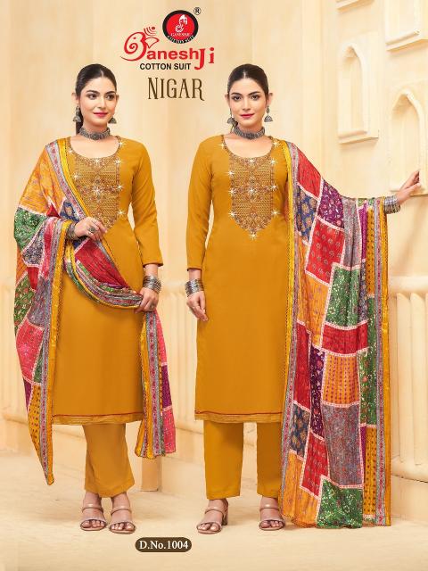 Ganeshji Nigar Vol-01 – Dress Material - Wholesale Catalog