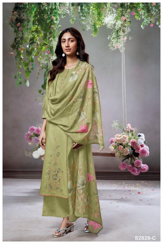 Ganga Alitia 2828 Catalog wholesale salwar kameez market in surat