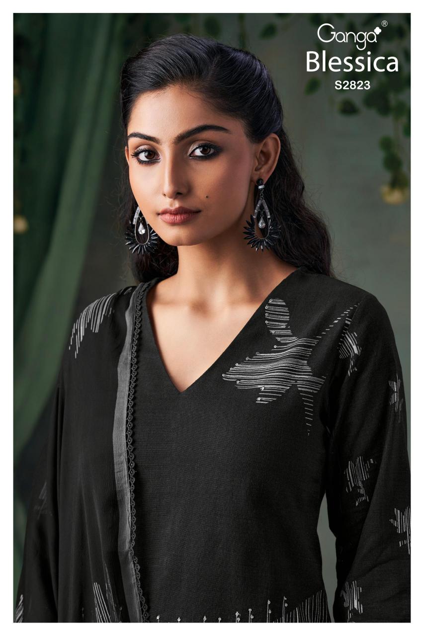 Ganga Blessica Catalog salwar kameez wholesale market in mumbai