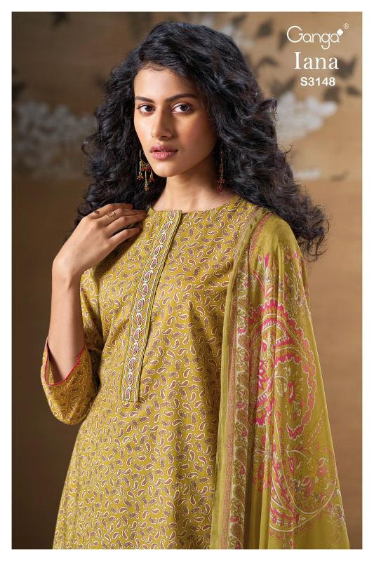 Ganga Iana 3148 Catalog Premium Cotton Printed Salwar Suits Wholesale