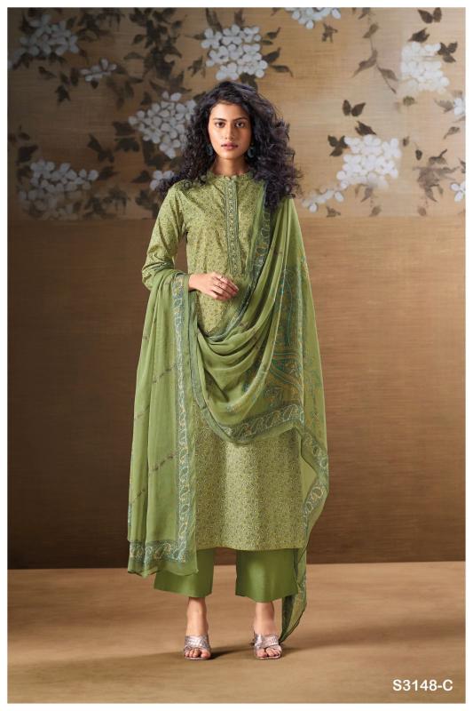 Ganga Iana 3148 Catalog Premium Cotton Printed Salwar Suits Wholesale