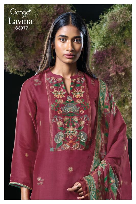 Ganga Lavina 3077 Catalog wholesale salwar kameez online in india shopskit.in