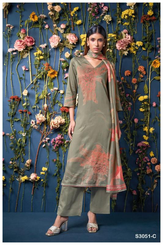 Ganga Lina 3051 salwar kameez suppliers wholesale uk