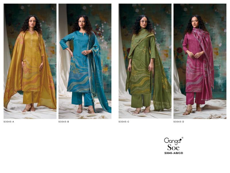 Ganga Soe 3045 salwar kameez india wholesale