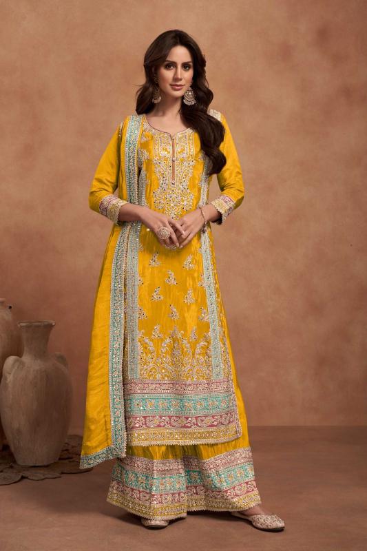 Gulkayra Nazia New Color 7453 GHI Catalog designer salwar kameez wholesale in delhi