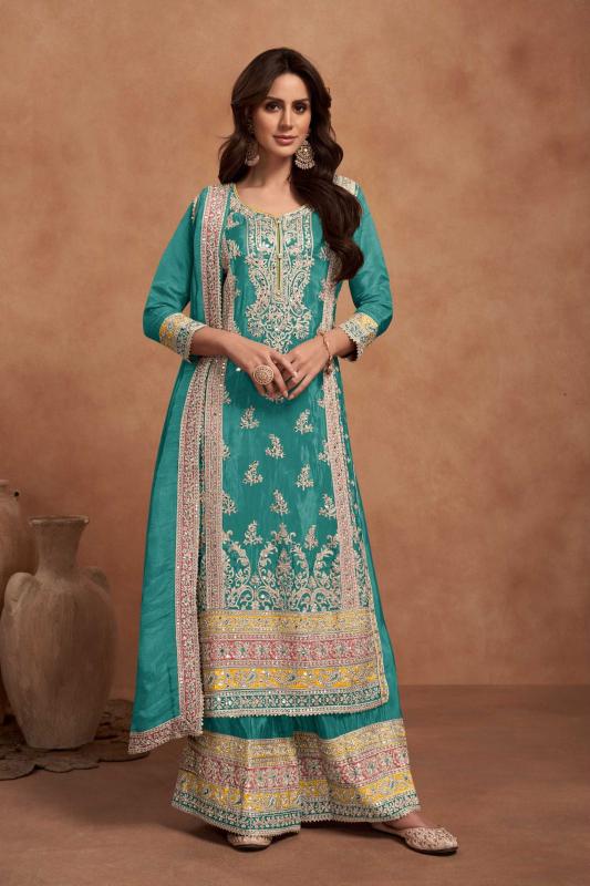 Gulkayra Nazia New Color 7453 GHI Catalog designer salwar kameez wholesale in delhi