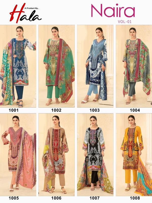 Hala Naira Vol 1 best wholesale dress materials in hyderabad