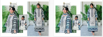 Hazzel 0107 ABCD Cotton Dupatta pakistani suits wholesale in delhi