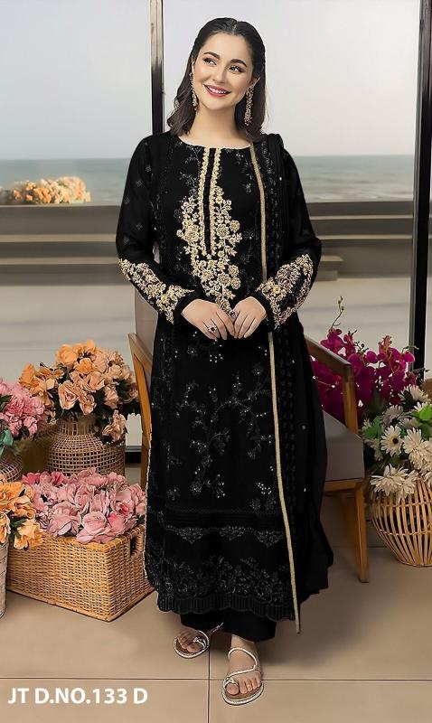 Johra Tex 133 ABCD Embroidered wholesale pakistani suits india